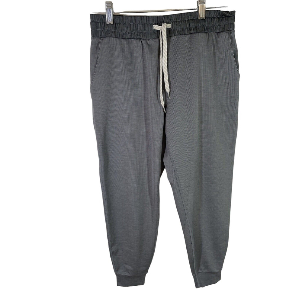 Vuori The Rise The Shine Gray Joggers Pockets Drawstring Sz Small